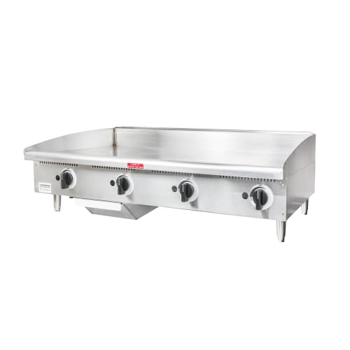 Toastmaster TMGE48 48" Electric Griddle w/ Thermostatic Controls - 3/4" Steel Plate, 208-240v