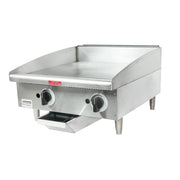 Toastmaster TMGM24 24" Gas Griddle w/ Manual Controls - 3/4" Steel Plate, Convertible