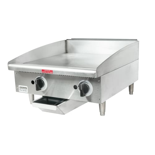 Toastmaster TMGM24 24" Gas Griddle w/ Manual Controls - 3/4" Steel Plate, Convertible
