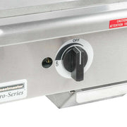 Toastmaster TMGM24 24" Gas Griddle w/ Manual Controls - 3/4" Steel Plate, Convertible