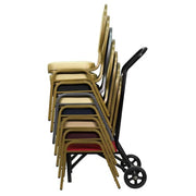 Flash Furniture FD-STK-DOLLY-GG Stacking Chair Dolly w/ (10) Chair Capacity - Steel, Black