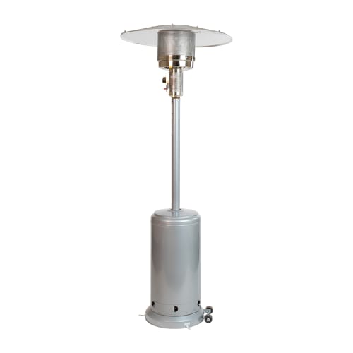Flash Furniture NAN-HSS-AGH-SL-GG 87" Portable Outdoor Patio Heater - 40,000 BTU, Stainless Steel, Liquid Propane