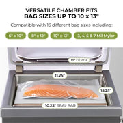 VacMaster VP215 Chamber Vacuum Sealer w/ 10" Seal Bar, 110v