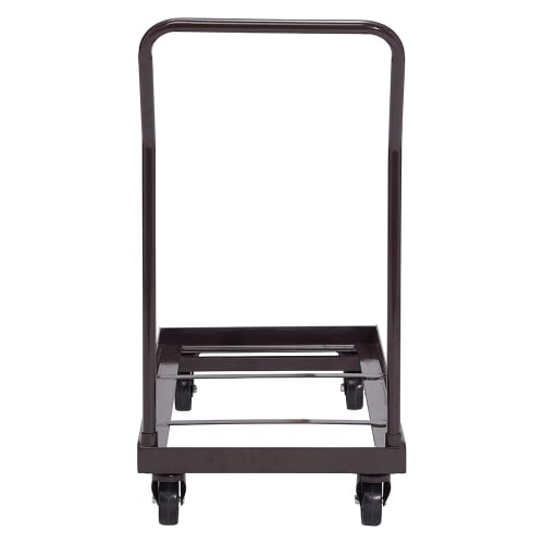 National Public Seating DY700/800 Chair Dolly w/ (36) Chair Capacity for Series 800 Chairs - Steel, Dark Brown