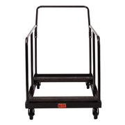 National Public Seating DYMU Folding Table Dolly w/ (12) Round & Rectangular Folding Table Capacity - Steel, Brown