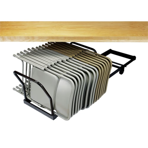 National Public Seating USCDK Folding Chair Dolly - Steel, Black