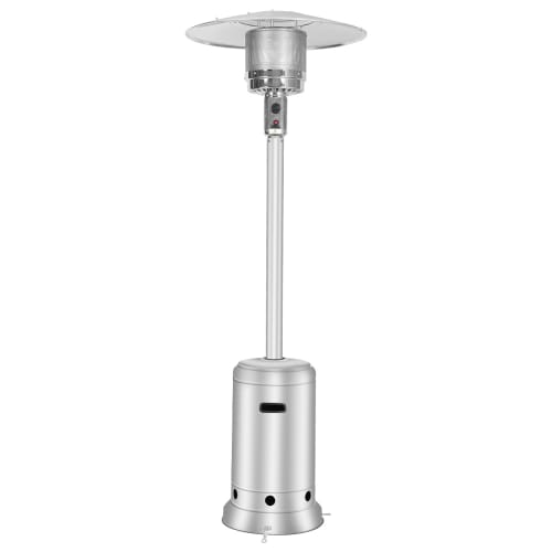 Eastern Tabletop 2890 87" Portable Outdoor Patio Heater - 48,000 BTU, Stainless Steel, Liquid Propane/Butane