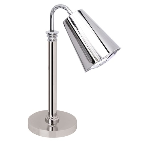 Eastern Tabletop 9681 1 Bulb Heat Lamp w/ Flexible Arm - Stainless Steel, 120v
