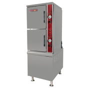 Crown Steam GSX-10HE (10) Pan Convection Steamer - Cabinet, Natural Gas