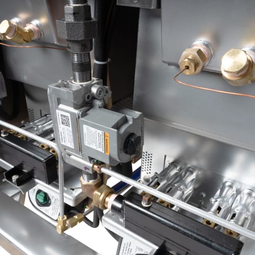 Crown Steam GSX-10HE (10) Pan Convection Steamer - Cabinet, Natural Gas