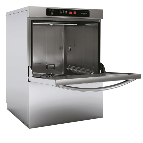 5O7O High Temp Rack Undercounter Dishwasher w/ 37 Racks/hr Capacity, Built-in Booster, 208-230v/1-3ph (MD-UC-HTB37P)