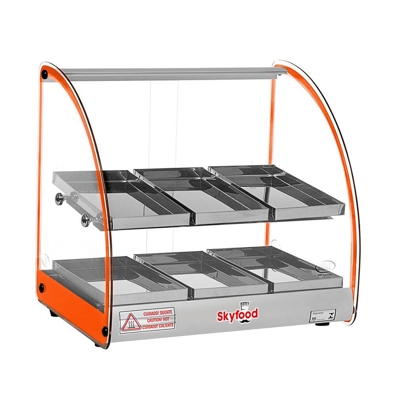 Skyfood FWD2-18O Commercial Food Warmer Display | Heated Merchandiser