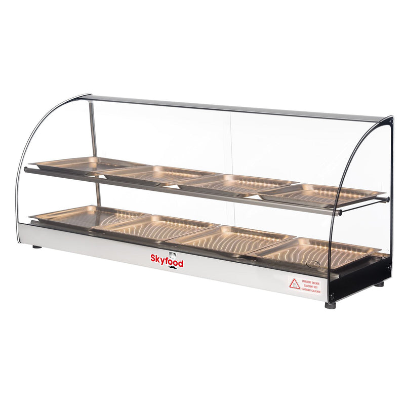 Skyfood FWD2-43-8P Commercial Food Warmer Display | Heated Merchandiser