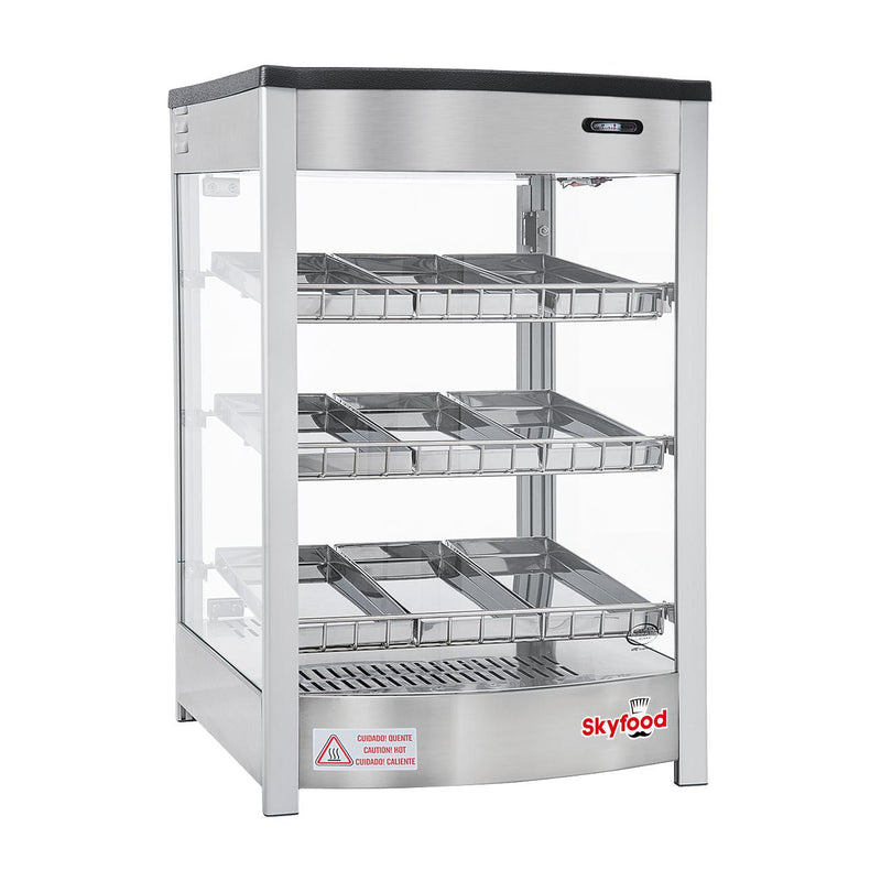 Skyfood FWD3S9P Commercial Food Warmer Display | Heated Merchandiser