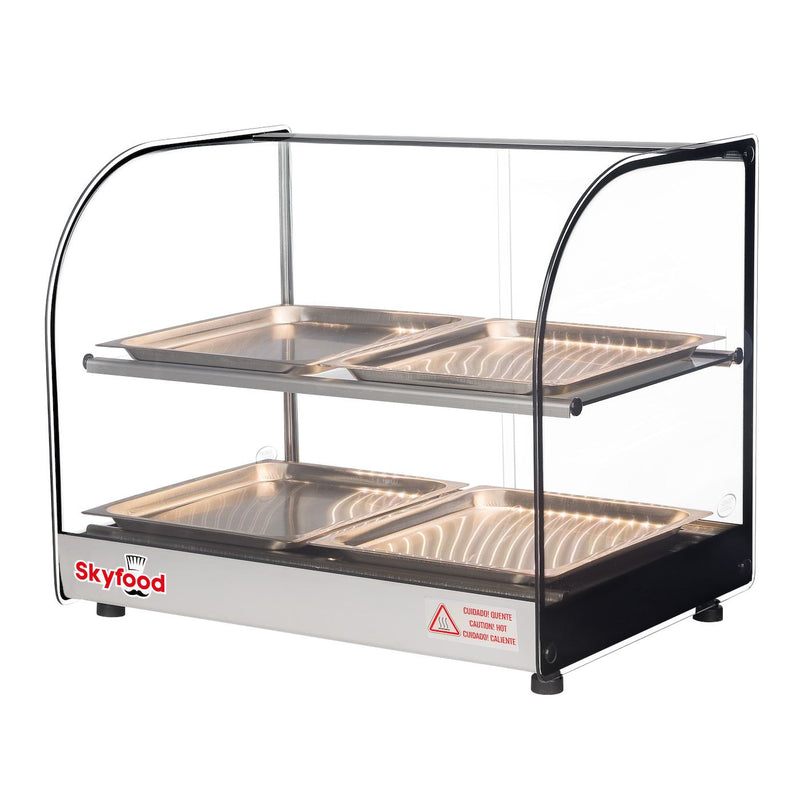 Skyfood FWDC2-22-4P Commercial Food Warmer Display | Heated Merchandiser