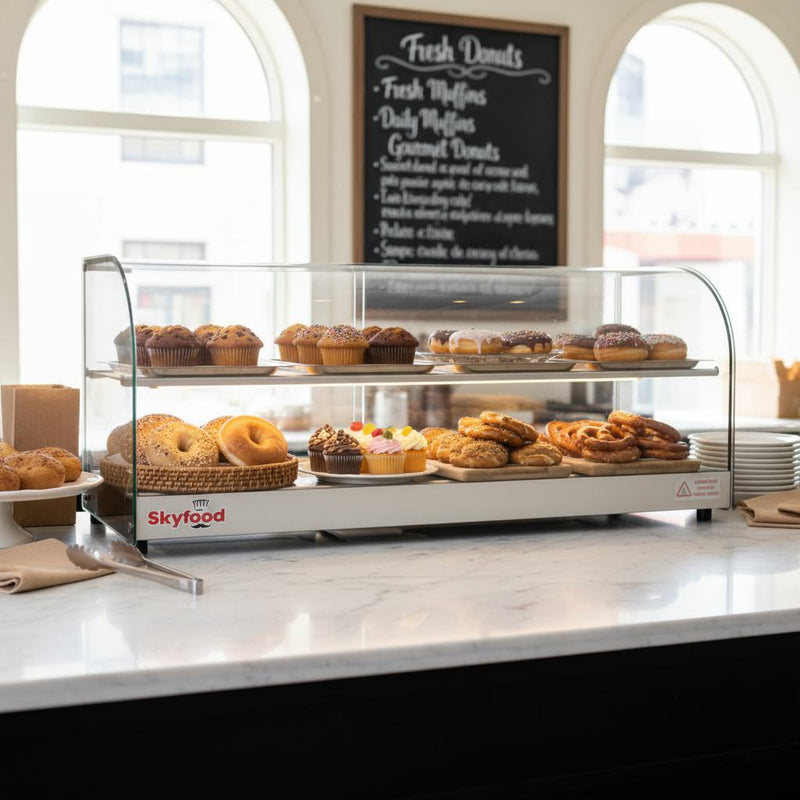 Skyfood FWDC2-43-8P Commercial Food Warmer Display | Heated Merchandiser