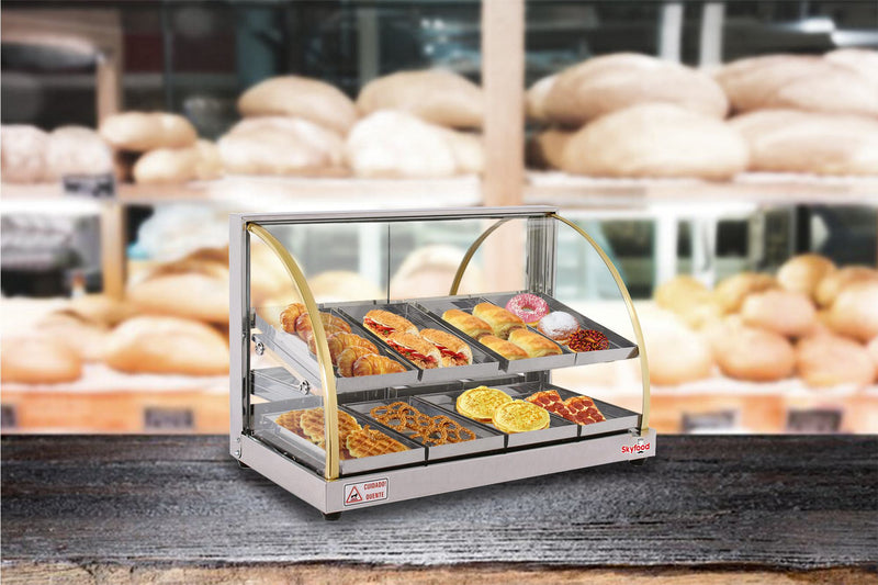 Skyfood FWDE2-25 Commercial Food Warmer Display | Heated Merchandiser