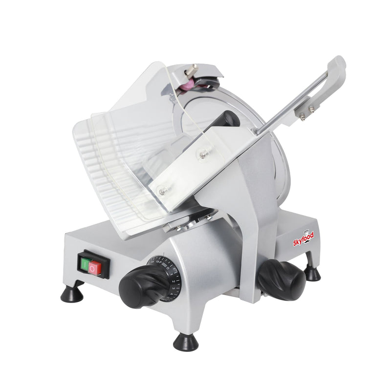Skyfood GL250F 10" Economy Food Slicer | Manual Gravity Feed Compact Design