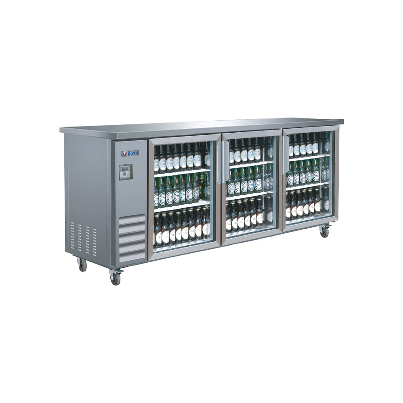 Ikon IBB73-3G-24SS  Back Bar Swing Doors SS