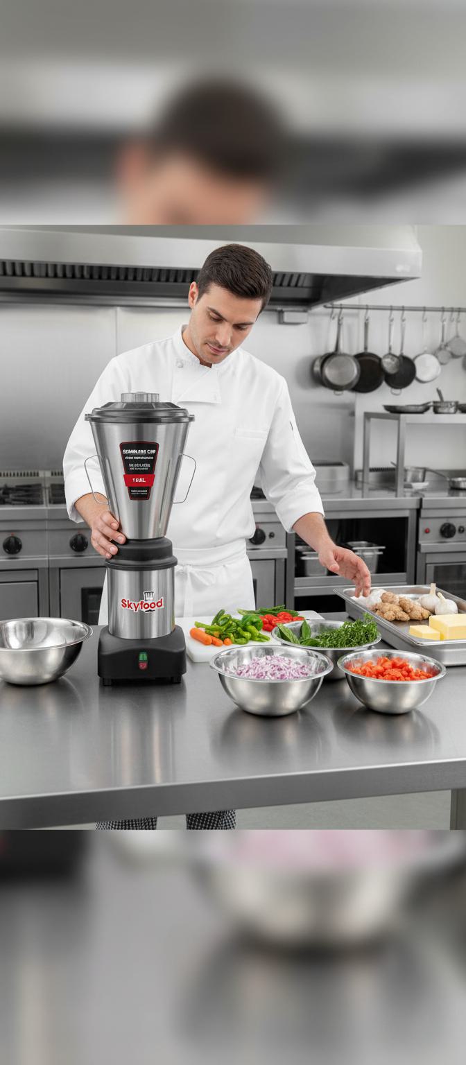 Skyfood LAR-4MBSE Commercial Blender | Heavy Duty Bar Blender