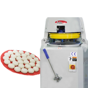 BakeMax BMBD030 Floor Model 30 Division Semi-Automatic Dough Divider Rounder.