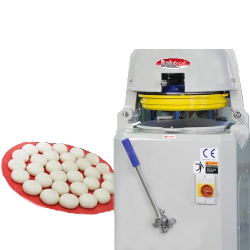 BakeMax BMBD030 Floor Model 30 Division Semi-Automatic Dough Divider Rounder.