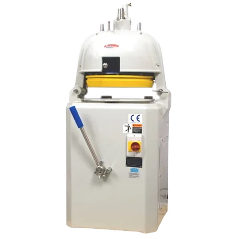 BakeMax BMBD030 Floor Model 30 Division Semi-Automatic Dough Divider Rounder.