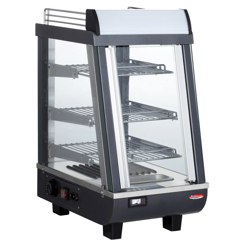 BakeMax BMTSC14 Titan Series 14" Countertop Heated Display Case.