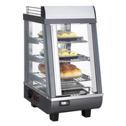 BakeMax BMTSC14 Titan Series 14" Countertop Heated Display Case.