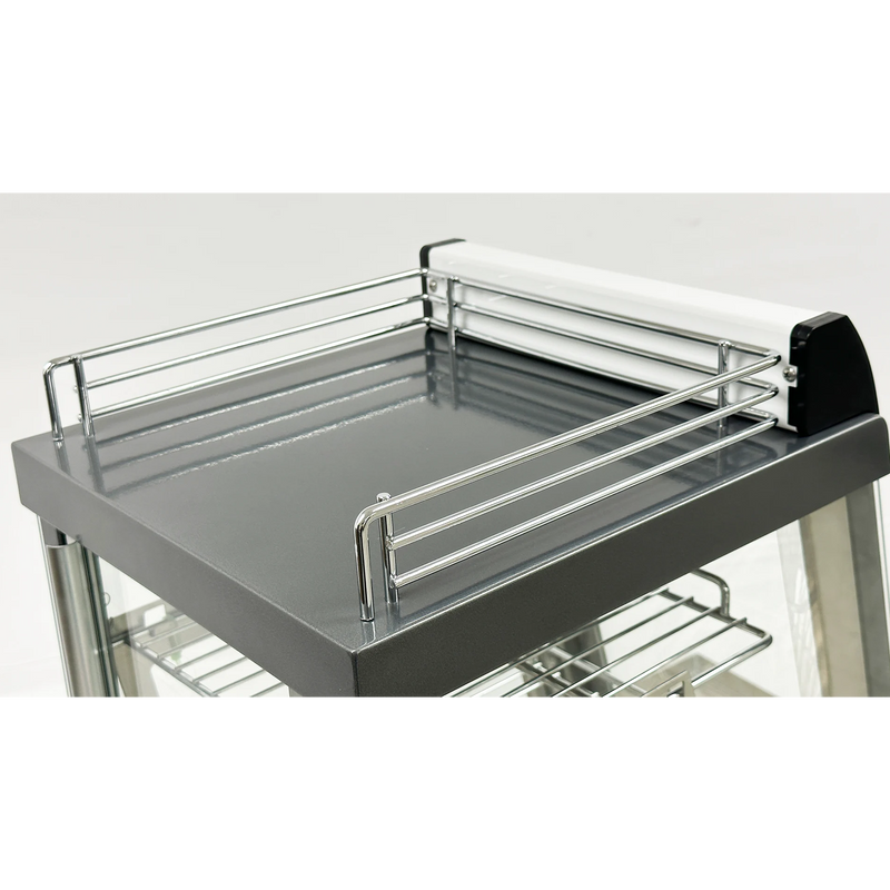 BakeMax BMTSC14 Titan Series 14" Countertop Heated Display Case.