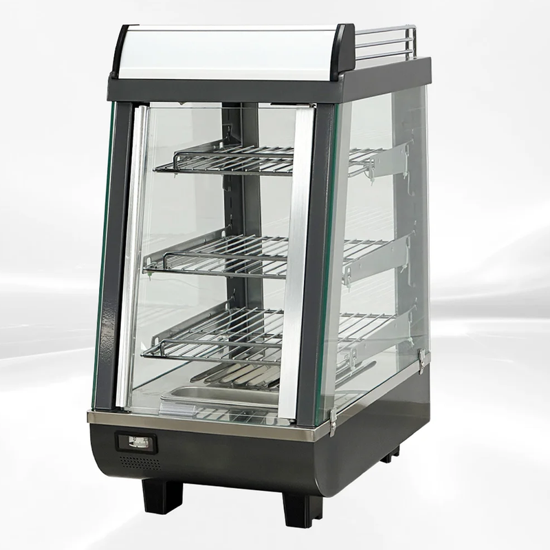 BakeMax BMTSC14 Titan Series 14" Countertop Heated Display Case.