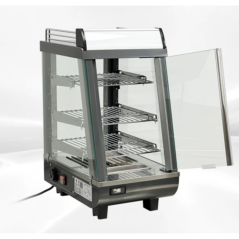 BakeMax BMTSC14 Titan Series 14" Countertop Heated Display Case.