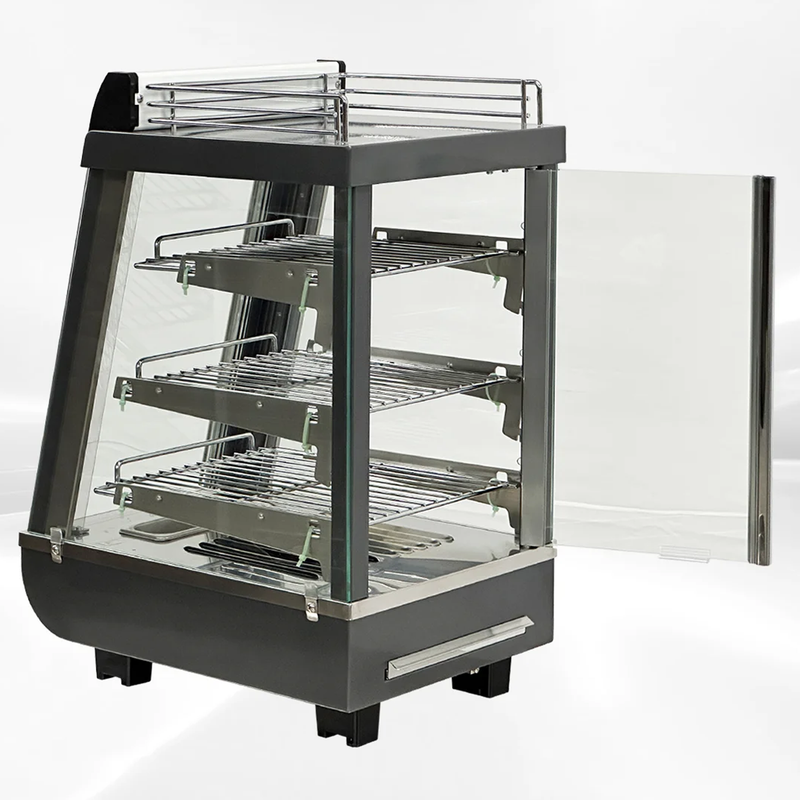 BakeMax BMTSC14 Titan Series 14" Countertop Heated Display Case.