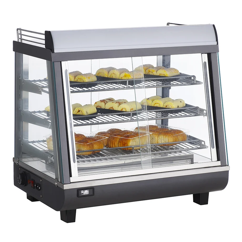 BakeMax BMTSC27 Titan Series 27" Countertop Heated Display Case.