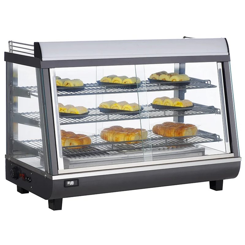 BakeMax BMTSC36 Titan Series 36" Countertop Electric Heated Display Case.