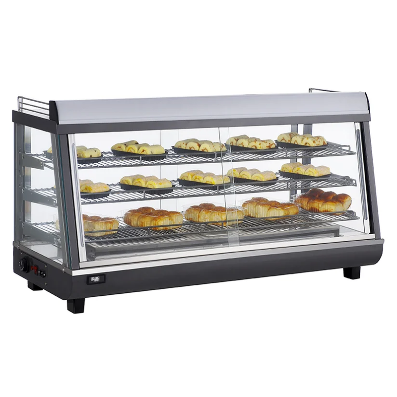 BakeMax BMTSC48 Titan Series 48" Countertop Electric Heated Display Case.