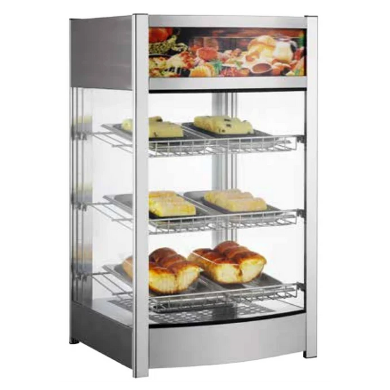BakeMax Titan Series BMCBF18 18" Countertop Heated Display Case.