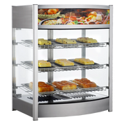 BakeMax Titan Series BMCBF25 25" Countertop Full-Service Heated Display Case.