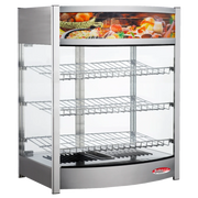 BakeMax Titan Series BMCBF25 25" Countertop Full-Service Heated Display Case.
