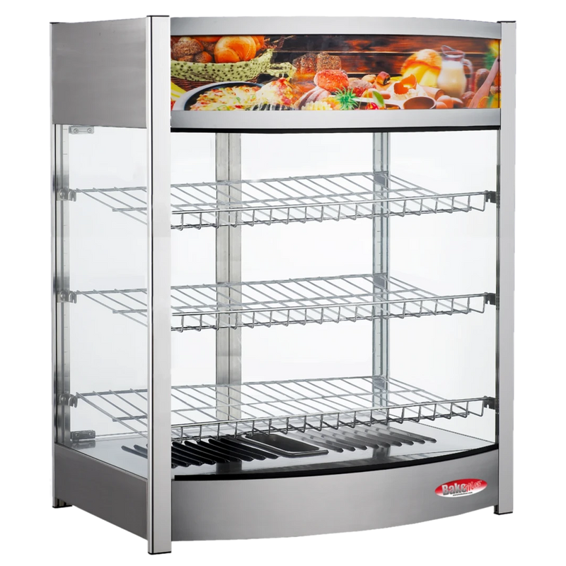 BakeMax Titan Series BMCBF25 25" Countertop Full-Service Heated Display Case.