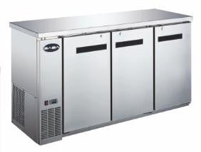 SABA SBB-24-48SS - 48" Two Door Back Bar Cooler (S/S)