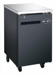 SABA SBB-27-23B - 27" One Door Back Bar Cooler (Black)