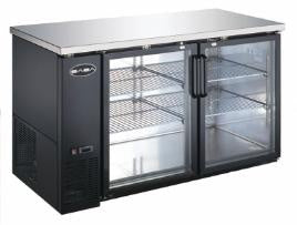 SABA SBB-27-23G - 27" One Glass Door Back Bar Cooler (Black)