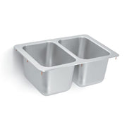 Vollrath 102-1-1 (2) Compartment Drop-in Sink - 10" x 14"