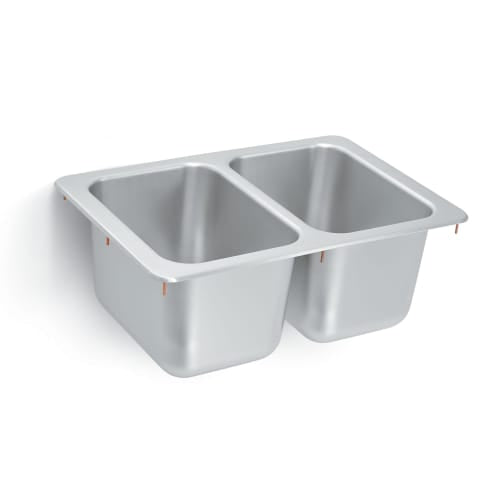 Vollrath 102-1-1 (2) Compartment Drop-in Sink - 10" x 14"