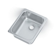 Vollrath 102-1-1 (2) Compartment Drop-in Sink - 10" x 14"