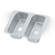 Vollrath 12065-3 (3) Compartment Drop in Sink - 6 1/8" x 12 1/8"