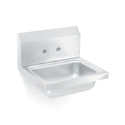 Vollrath K1410-C Wall Mount Commercial Hand Sink w/ 17"L x 15"W x 5 1/2"D Bowl, Gooseneck Faucet