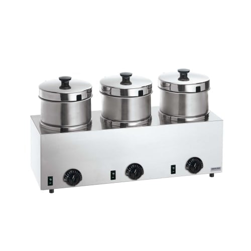 Server (3) 5 qt Countertop Soup Warmer w/ Thermostatic Controls, 120v (85900)