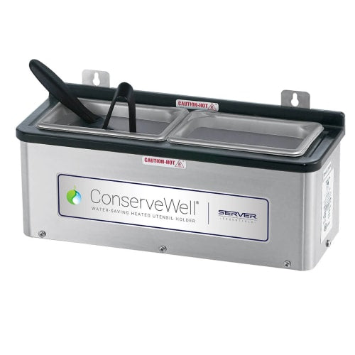 Server 15 1/4" Utensil Caddy w/ (2) Compartments, 120v (87740)